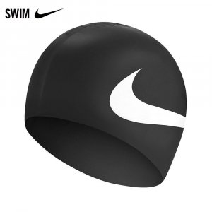 Шапочка для плавания Swim Big Swoosh ЧЕРНАЯ Nike