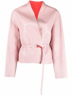 Двусторонняя куртка с поясом Desa 1972. Цвет: розовый