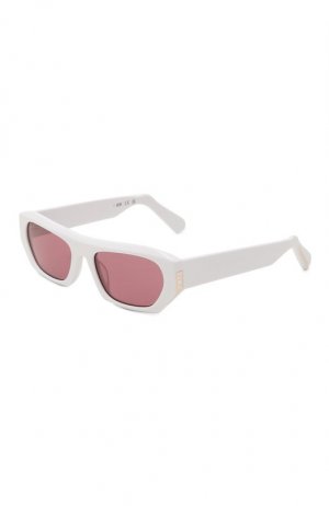Солнцезащитные очки GCDS. Цвет: белый