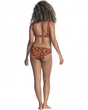 Топ бикини Tangelove Jacinta D-Cup Front Tie Bikini Top, оранжевый Maaji