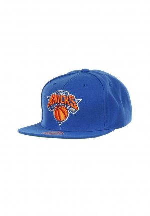 Бейсболка NEW YORK KNICKS NBA CONFERENCE PATCH ORIGINAL FIT SNAPBACK , цвет blau Mitchell & Ness