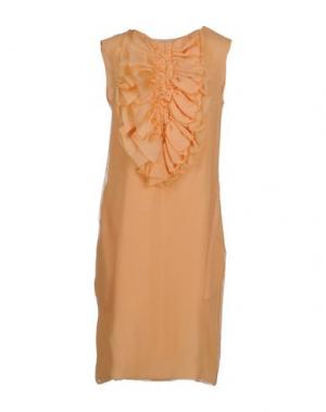 Платье длиной 3/4 RUE DU MAIL. Цвет: абрикосовый