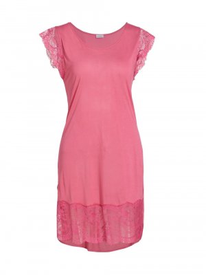 Платье из джерси с кружевной отделкой , розовый La Perla