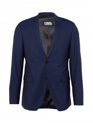 Деловой пиджак приталенного кроя, темно-синий Karl Lagerfeld