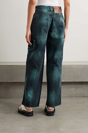 + NET SUSTAIN широкие джинсы с высокой посадкой и широкими штанинами SUSTAIN, синий Stella McCartney