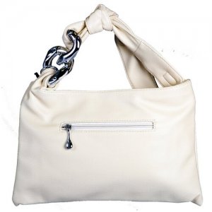 Белая сумочка / маленькая сумка женская натуральная кожа кожаная саквояж Anna Fashion. Цвет: белый