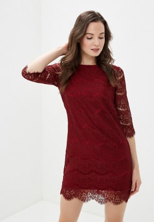 Платье Zerkala. Цвет: бордовый