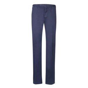Брюки cotton-blend trousers , синий Incotex