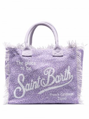 Пляжная сумка с принтом Mc2 Saint Barth. Цвет: фиолетовый
