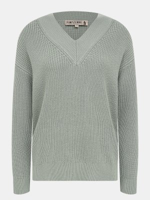 Пуловеры Finisterre. Цвет: зеленый