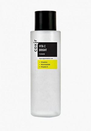 Тоник для лица Coxir выравнивающий тон кожи с витамином С, 150 мл. Цвет: прозрачный