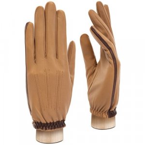 Перчатки , размер 6.5, коричневый ELEGANZZA. Цвет: коричневый/песочный