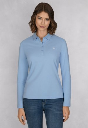 Рубашка-поло LANGARM , цвет himmelblau Giesswein