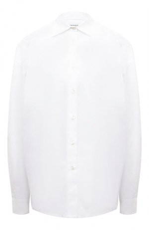 Хлопковая рубашка Laneus. Цвет: белый