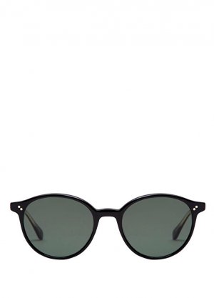 Овальные черные солнцезащитные очки унисекс icons sunlight 6565 1 Gigi Studios