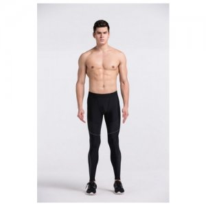 Компрессионные штаны мужские Vansydical MBF009 для ежедневных тренировок. Цвет: черный