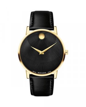 Классические музейные часы, 40 мм , цвет Black Movado