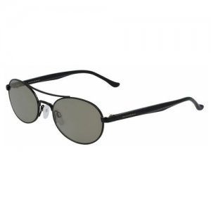 Солнцезащитные очки DO300S BLACK/GOLD FLASH (2439205119003) DONNA KARAN. Цвет: черный