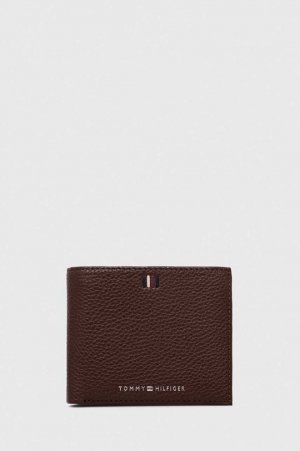 Кожаный кошелек , коричневый Tommy Hilfiger