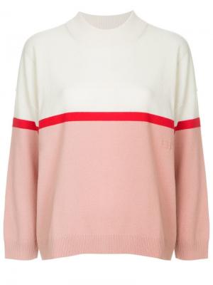 Кашемировый свитер свободного кроя Sonia Rykiel. Цвет: белый
