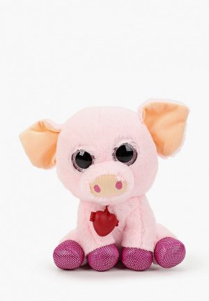 Игрушка мягкая Fancy Глазастик свинка, 24 см. Цвет: розовый