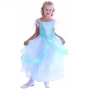 Платье , размер 4-6 лет, голубой SNOWMEN. Цвет: голубой