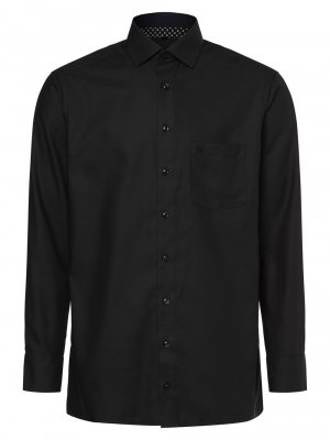Рубашка на пуговицах стандартного кроя, черный OLYMP