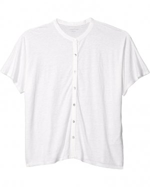 Рубашка Mandarin Collar Shirt, белый Eileen Fisher