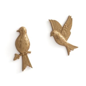 Комплект из 2 птичек на LA REDOUTE INTERIEURS. Цвет: желтый
