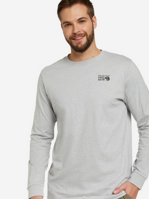 Лонгслив мужской Logo in a Box Long Sleeve, Серый, размер 56 Mountain Hardwear. Цвет: серый