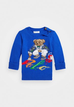 Вязаный свитер BABY , цвет sapphire star Polo Ralph Lauren