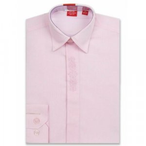 Школьная рубашка , размер 98-104, розовый Imperator. Цвет: фиолетовый/сиреневый