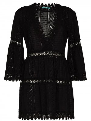 Платье мини Victoria Melissa Odabash. Цвет: черный