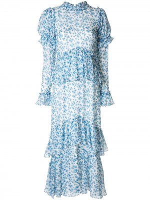 Платье Parterre Macgraw. Цвет: синий