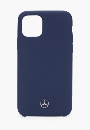 Чехол для iPhone Mercedes-Benz 11 Pro, Silicone line Blue. Цвет: синий