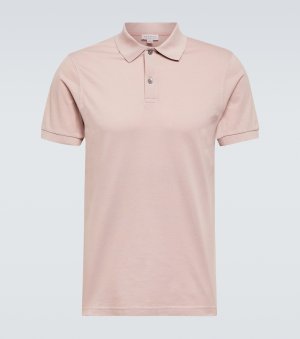 Рубашка-поло из хлопкового пике , розовый Sunspel