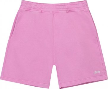 Шорты Overdyed Stock Logo Short 'Pink', розовый Stussy