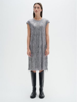 Коктейльное платье стандартного кроя Inwear, серый InWear