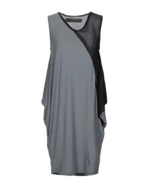 Короткое платье NICOLAS & MARK. Цвет: серый