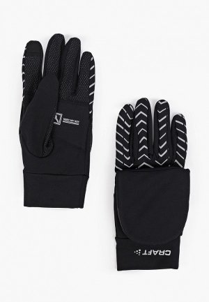 Перчатки беговые Craft Adv Lumen Hybrid. Цвет: черный