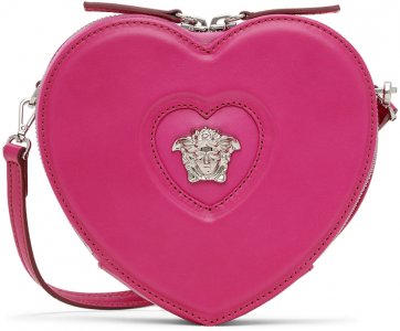 Детская розовая сумка в форме сердца 'La Medusa' Versace