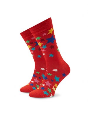 Высокие детские носки , красный Happy Socks