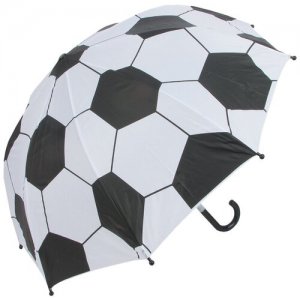 Детский зонтик Футбол, 46 см 53504 Mary Poppins. Цвет: белый/черный