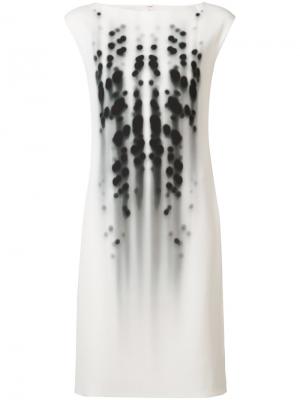 Платье шифт Narciso Rodriguez. Цвет: белый
