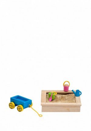 Набор игровой Lundby для домика Смоланд Песочница с игрушками. Цвет: разноцветный
