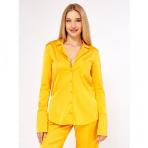 Блуза , размер 40, желтый PATRIZIA PEPE. Цвет: желтый