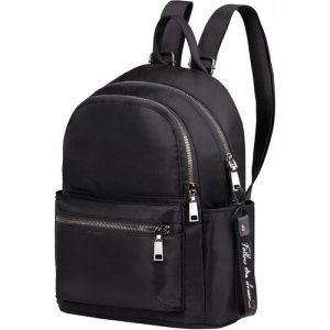 Рюкзак , полиэстер, внутренний карман, регулируемый ремень, черный BRAUBERG. Цвет: черный