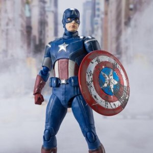 [В наличии] SH Рисунок Arts Marvel Avengers Captain America Assemble Edition для Японии Bandai