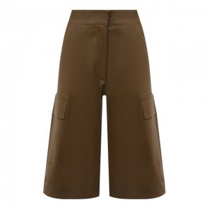 Кожаные шорты Ines&Marechal. Цвет: коричневый