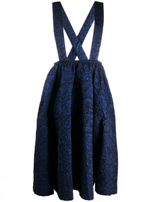 Платье-сарафан Comme Des Garçons. Цвет: синий